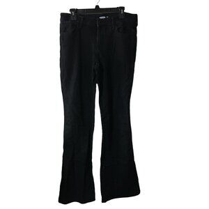 OLD NAVY BLACK FALRE ANKLE JEANS WOMENS SIZE 12 TALL